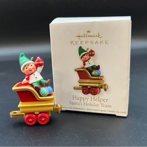 Hallmark Keepsake: 2011 "Happy Helper, Santa's Holiday Train" Miniature Ornament